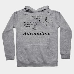 Adrenaline Zombies for light backgrounds Hoodie